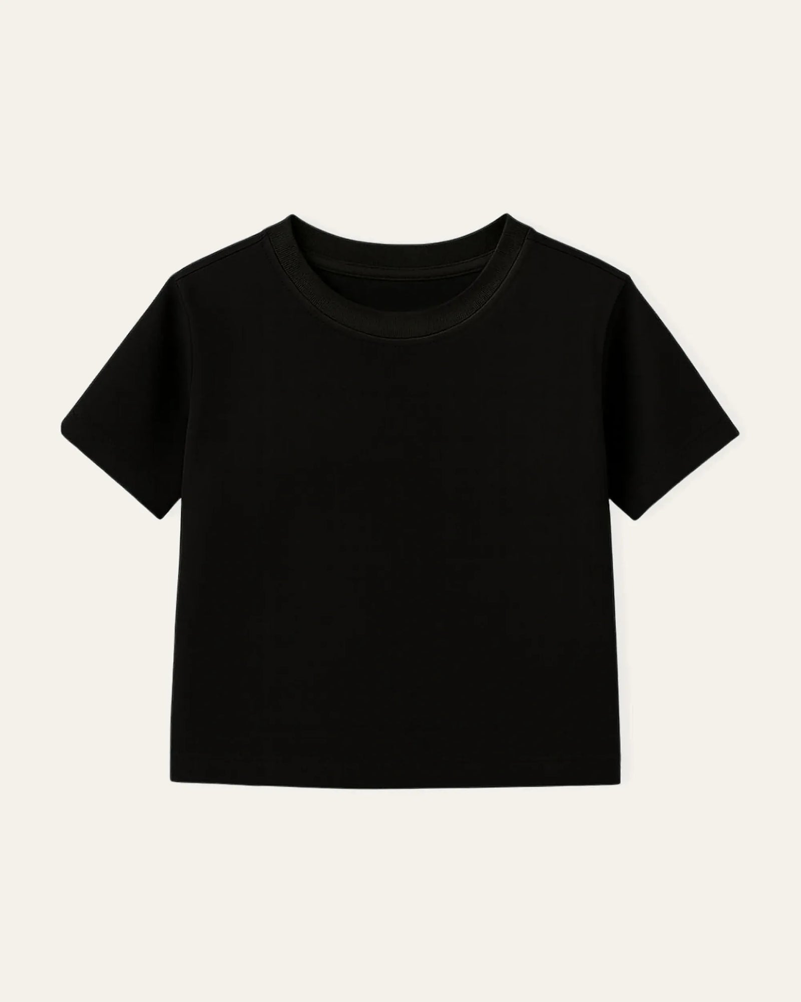 Mi Regalia Tops Noor Classic Black Tee Noor Classic Black Tee for Kids | Everyday Essential