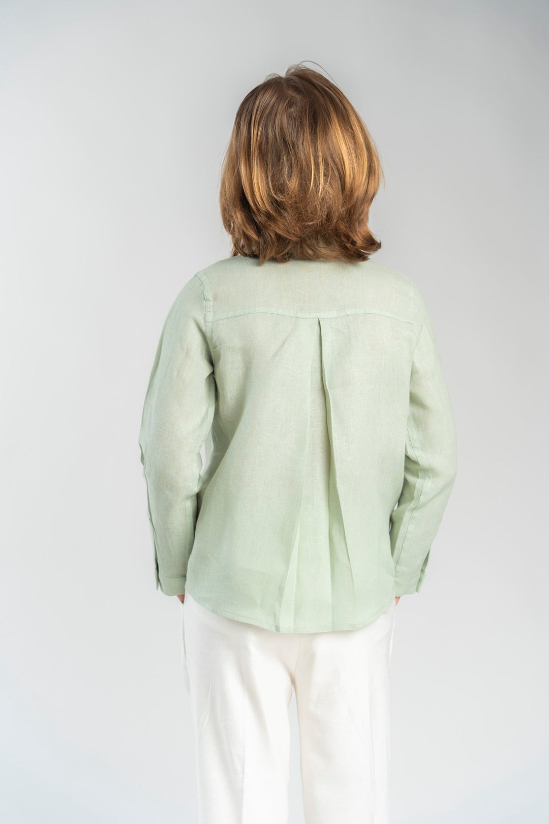 Rhett shirt linen sage