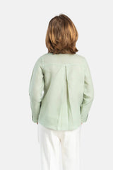 Rhett shirt linen sage