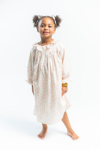 Rose nightgown blush and cream