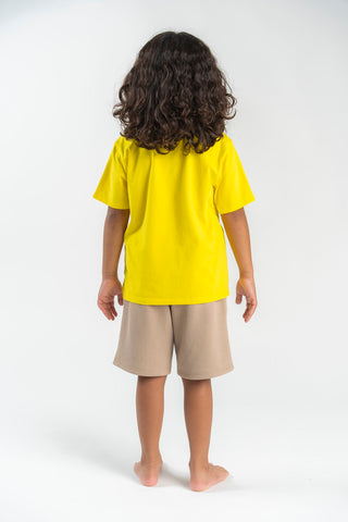 Saige T Shirt Yellow for Unisex