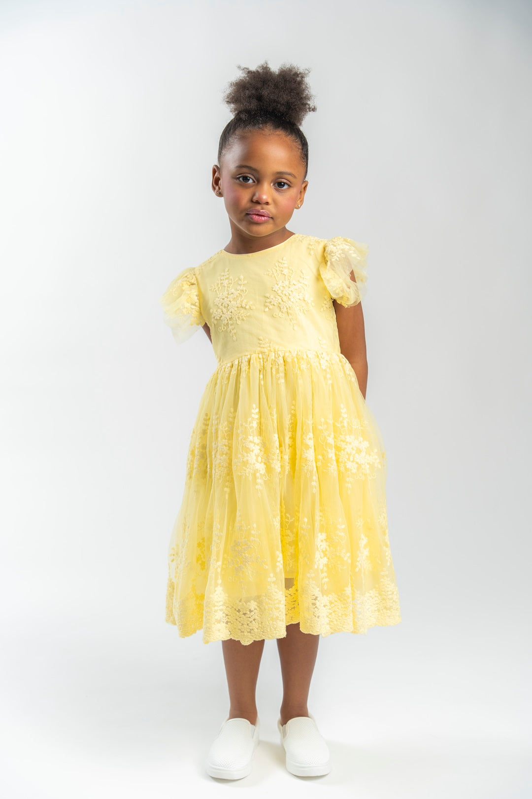  tess dress yellow girls wear